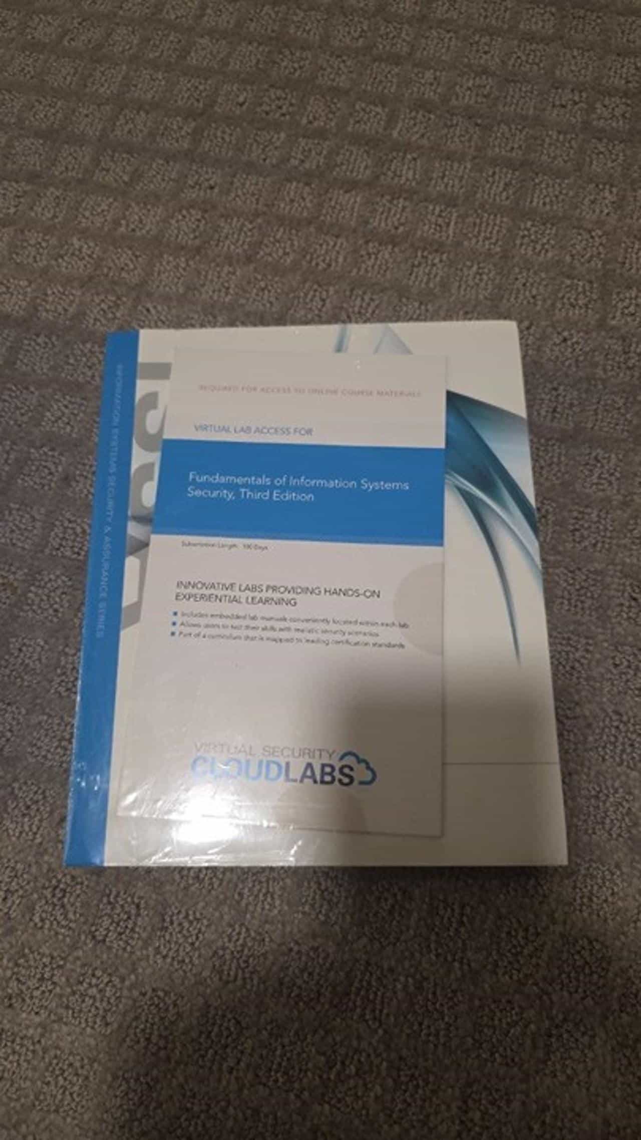 Fundamentals of Information Systems Security 3rd Edition (include online labs)