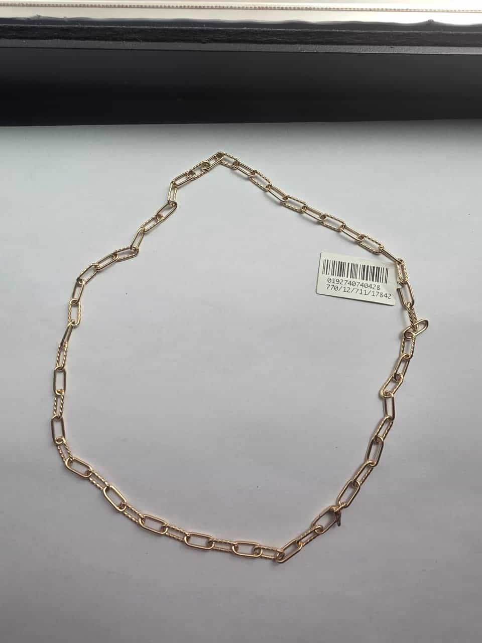 David Yurman solid 18k Gold Madison Necklace, 4mm, 18' inch