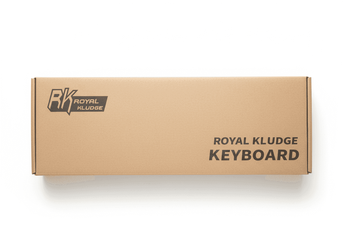 RK ROYAL KLUDGE RK920 rainbow wired brown switches white