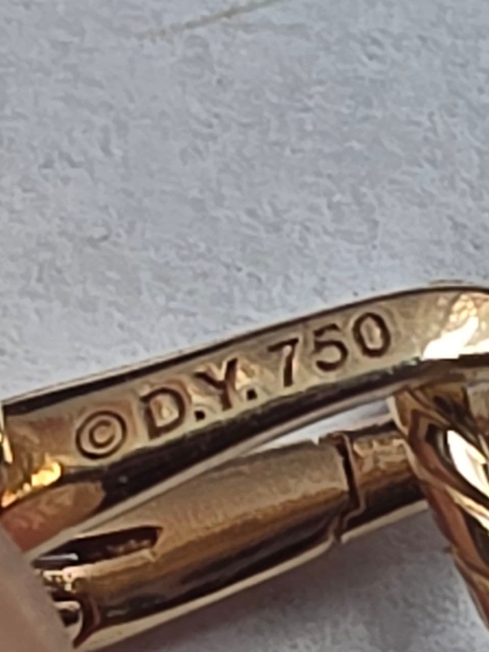 David Yurman solid 18k Gold Madison Necklace, 4mm, 18 inch thumbnail 4