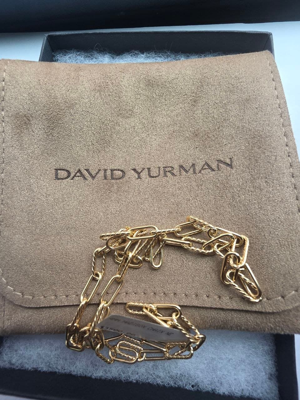 David Yurman solid 18k Gold Madison Necklace, 4mm, 18 inch thumbnail 7
