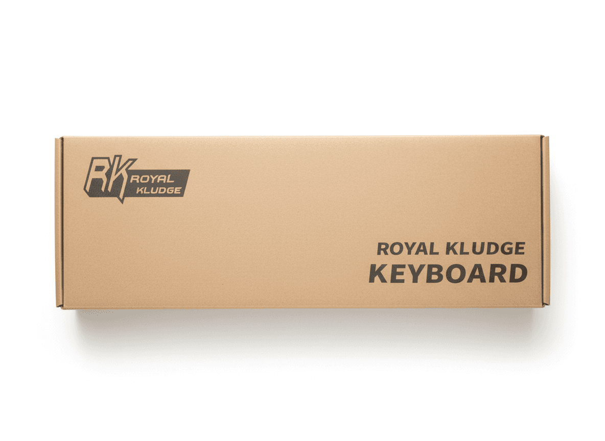 RK ROYAL KLUDGE RK920 rainbow wired brown switches white image 1