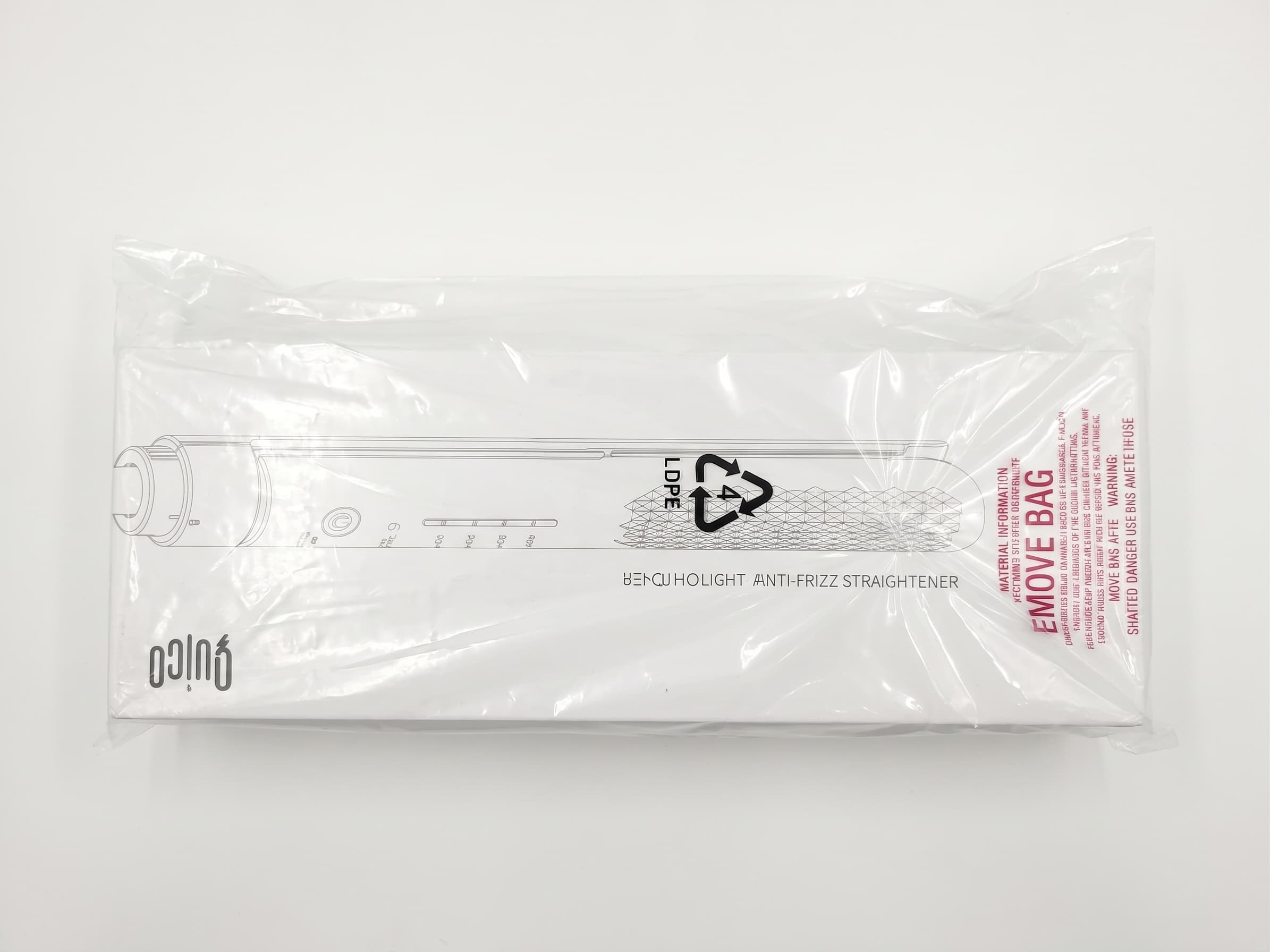 Hair Straightener Quico Light Anti-Frizz Straightener - Color: lilac image 1